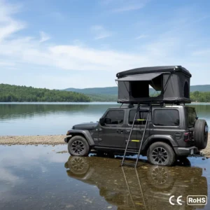Canvas ABS Hard Shell Roof Tent Clamshell Hydraulic Automatic Waterproof Four Season Triple Layer Windproof