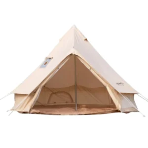 Canvas Bell Tent Waterproof 4 Season Luxury Outdoor Glamping Yurt Tent Camping Tent