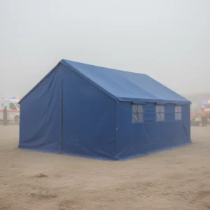 Canvas Waterproof Heavy Duty Wall Tent Portable Disaster Relief Four Season Automatic Setup Source Factory Price