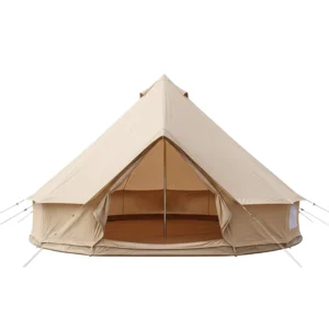 Canvas Yurt Bell Tent Waterproof Cotton Glamping Tent for Outdoor Family Camping Festivals Wedding Party