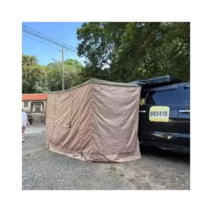 Car 270 Awning Rain Canopy Tent for Car Travel Side Awning 270 Freestanding Aluminum Arm 270 Awning House