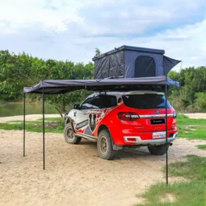 Car Awning Tent for Outdoor Camping 270 Waterproof Canvas Four-season Quick Automatic Opening Foldable 4X4 Accessories