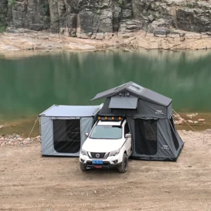 Car Camping Roof Tents for Vehicles Large Space Roof Top Tent 4 People Lightweight Soft Rooftop Tent