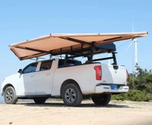 Car Canopy Shelter, 2M/2.5M Side Walls, Freestanding 180-Degree Vehicle Awning Tent, Four-Season