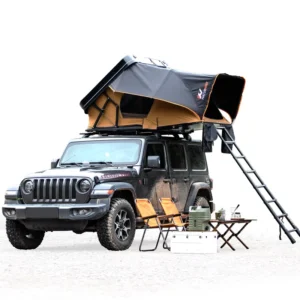 Car-Mounted Double-Layer Automatic Four-Season Rooftop Camping Tent, 3000mm Waterproof, Foldable, for Sedans