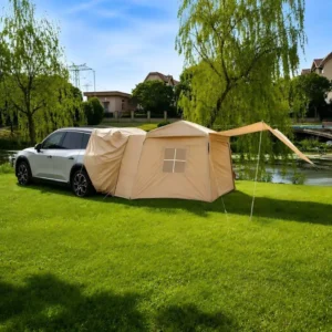 Car Rear Air Shelter 210D Oxford Inflatable Tailgate Tent 380 X 230 X 190 Cm Universal SUV MPV Camping Bulk