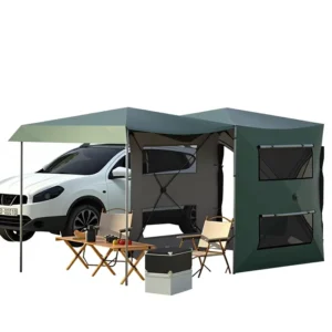 Car Rear Tent Canopy Extension Oxford Cloth Double-Layer Fully Automatic Quick Open Outdoor Camping Side