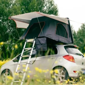 Car Roof Tent Hard Shell 4×4 for Campers Triangle Hard Shell Aluminum Uptop 4wd Tents Car Roof Top Tent