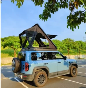 Car Roof Tent with Support Clips