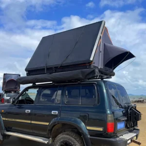 Car Rooftop Tent Oxford Waterproof Windproof UV Resistant Four Season Quick Setup Foldable Outdoor Camping SUV Pickup Truck