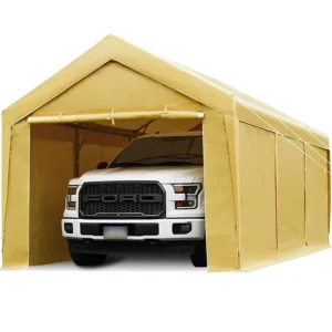 Car Shelter Garage Carport Canopy Tent 10×20 20×20 for 1 or 2 Car