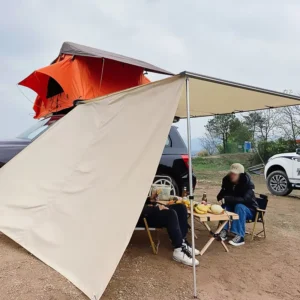 Car Side Cloth Together With Car Awning Tent Outdoor Rooftop Tent Truck Awning Open Car Tent Side