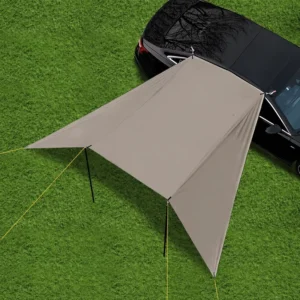 Car Side Sunshade Tent 2.8×3.8m Waterproof and UV Resistant Car Sunshade Camping Car RV Outdoor Travel