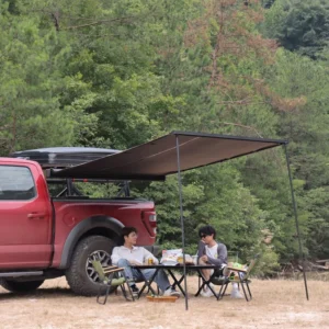 Car Side Tent Outdoor Vehicle Mounted Canopy Tent Side Opening Shelter Tent RV Sunshade Waterproof 3000mm Oxford Cloth Single