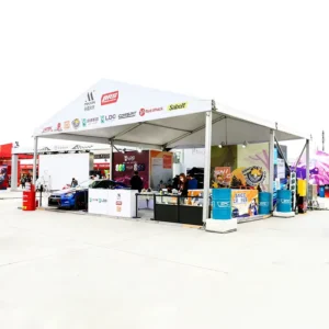 Car Tuning Booth Tent Motorsport Parts Exhibition Marquee Performance Car Display Auto Modification Pop-Up Canopy