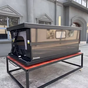 Carbon Fiber Hard Shell Electric Roof Tent Sprinter 4×4 Pickup Trucks Overland RVs Custom Service Four Seasons Camping Tent
