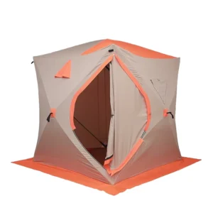 Carp Fishing Bivvy Pop up Windproof Four Season Waterproof Camping Hiking Ice Cube Fishing Tent 300D Oxford Fiberglass Poles