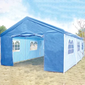Carport Gazebo Steel Custom with Window Side Curtains Barbecue Grill Classic Canopy Shelter Tent Durable Windproof