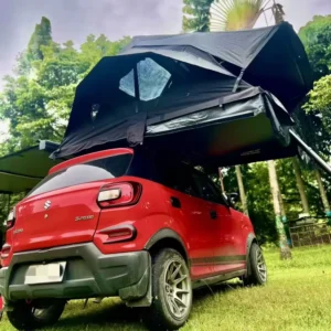 Ce Certificated Foldable 4×4 Vehicle Rooftop Tent Soft Shell Car Roof Top Tent Waterproof Outdoor Camping Pickup Rtt Tent Box