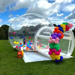 Children’s Giant Clear Inflatable Crystal Igloo Dome Bubble Tent PVC Material UV-Protective Waterproof