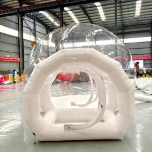 Children’s Party Giant Transparent Inflatable Dome Bubble Tent with UV Protection Flame Retardant Easy Setup