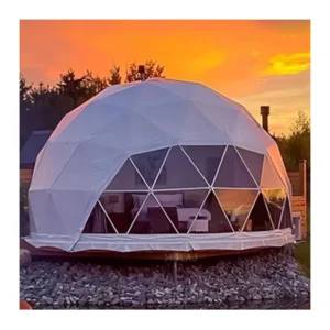 China Manufacturer 9 Square Meter Waterproof PVC Dome House for Outdoor Event Restaurant Cafe Glamping Dome Tent
