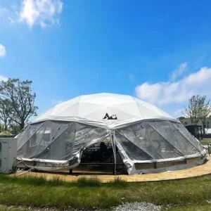 China Manufacturer Geodesic Dome Modern Hot Glamping Hotel Tent Luxury Outdoor Tents for Party or Resort
