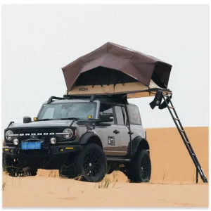 China Supplier Soft Shell Lightweight 4×4 Off-Road Rooftop Tent with Quick Setup and No Ploe Design