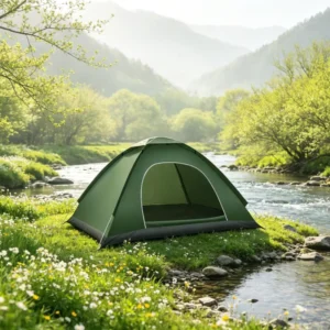 Circular Anti Gust Dome Tent Extended Inner Floor Multi Person Spacious Large Camping Tent for Outdoor Holiday Vacation Trips