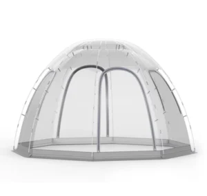 City Lounge Double-Layer Dome Tent 3.6×3.6×2.3m 210D Oxford Silver Colloid Waterproof Four-Season