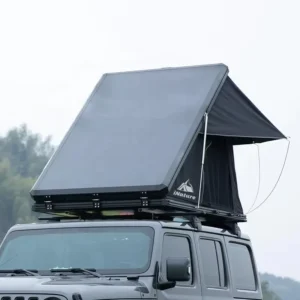 Clamshell Design Hard Shell Roof Top Tent 2.3m Aluminum Telescopic Ladder Waterproof Four season Easy Install Hydraulic