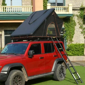 Clamshell Hard Shell Roof Top Tent Double Layer Quick Automatic Opening Four Season Waterproof Aluminum Roof Tent Easy Setup for
