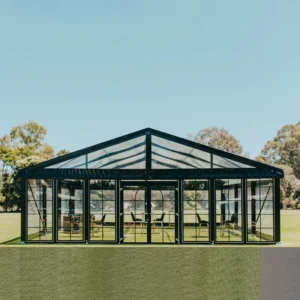 Clear Aluminum Frame Party Tent Waterproof Luxury 40 X 60 Commercial 100 People Restaurant Outdoor Dome Transparent Tent