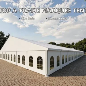Clear Aluminum PVC Tent Frame Structure Waterproof All Seasons Outdoor Party Atrium Wedding Event Tent
