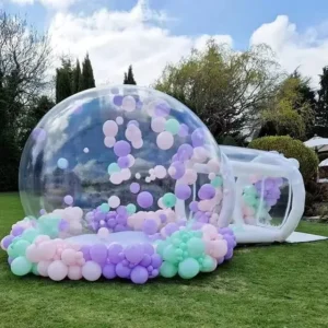Clear Dome Inflatable Bubble Bounce House Tent for Kids’ Parties