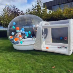 Clear Inflatable Bubble House Dome Tent for Party, Wedding, and Balloon Decoration