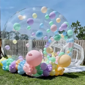 Clear Inflatable Bubble Tent Outdoor Waterproof PVC Dome House with Blower for Camping Garden Party Exhibition