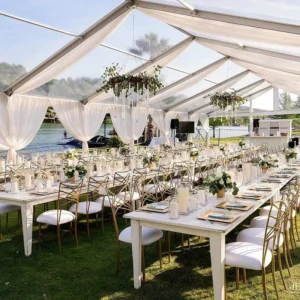 Clear Luxury Transparent Wedding Tent Outdoor Aluminum Party Banquet Reception Marquee 300 People