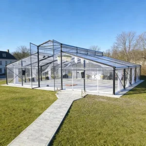 Clear PVC Transparent Aluminum Marquee Tent With Interior Lighting For Wedding