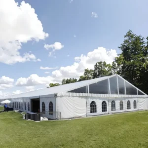 Clear Roof Outdoor Marquee Tent for 7-12 Person Capacity Aluminum Waterproof Party Exhibition Sports Event Tent