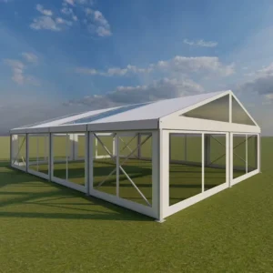 Clear Roof Top Wedding Party Marquee Tent with Heavy-Duty Transparent Canopy for Outdoor Events