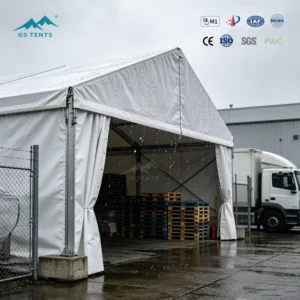Clear Span Modular Mining Tent for Copper Lithium Nickel Ore Storage