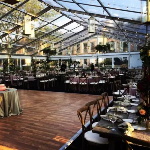 Clear Span Transparent Glass Marquee Party Wedding Tent Big Tent