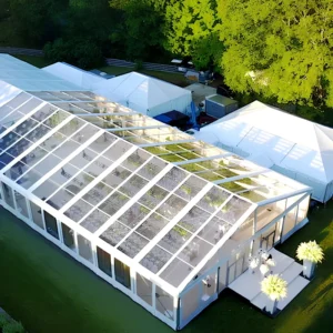 Clear Span Transparent PVC Wedding Party Banquet Marquee Tent