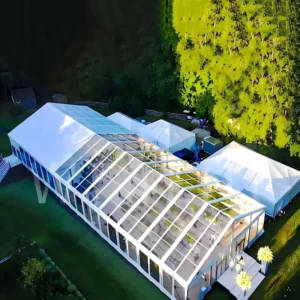 Clear Top Aluminum Tent Wedding Marquee Large Outdoor Party Canopy