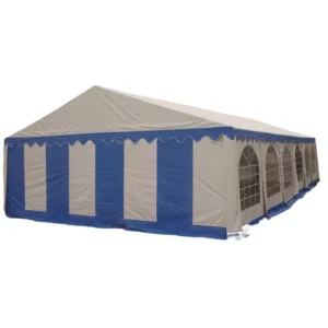 Clear Top Wedding Party Tent with Chairs and Tables, Heavy-Duty Canopy Pavilion
