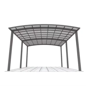 Clear View Aluminum Balcony Window Canopy, Low Maintenance