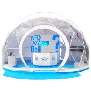 Cold Weather 5+people Glam Ping Tents 5m 6m 7m Camping Tents with Insulation and Solar Fan