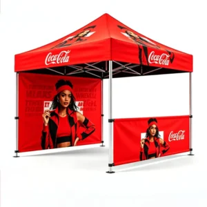 Commercial 3x3m Pop up Canopy Tent Waterproof UV Resistant Aluminum Frame Custom Logo Printing for Trade Show Exhibition Booth