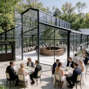 Commercial Aluminum Frame Transparent PVC Wedding Tent for Rental Business